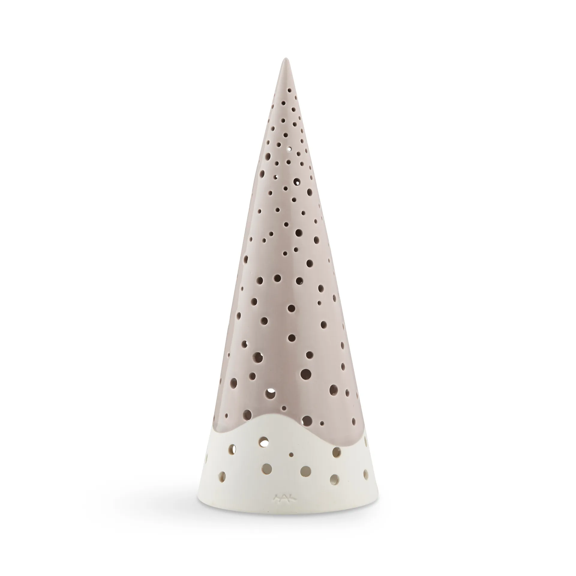 Nobili candle holder medium, Warm grey Kähler