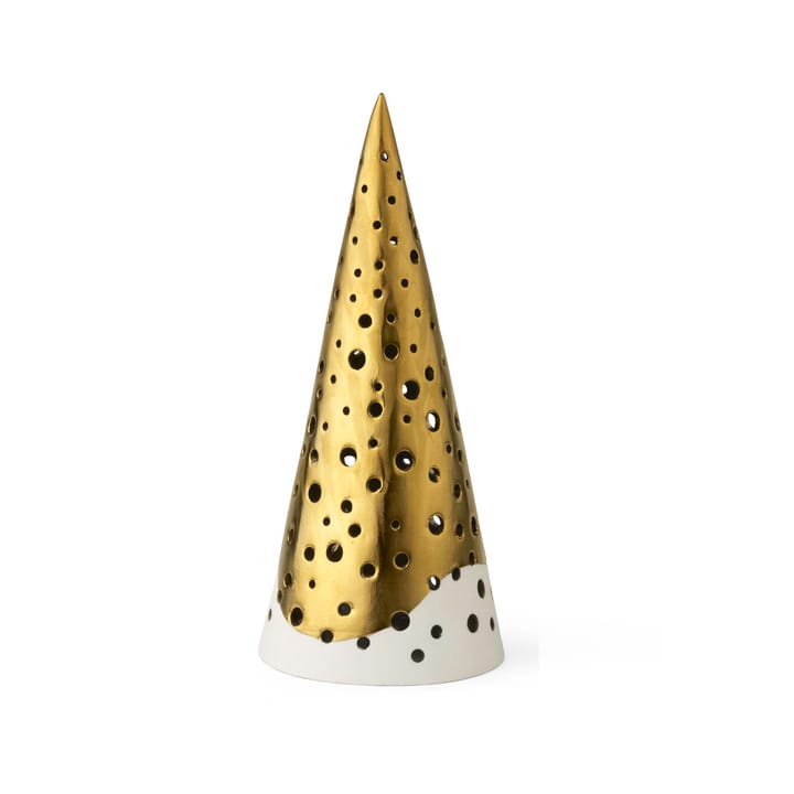Nobili candle holder small - Gold-white - Kähler