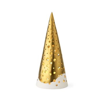 Nobili candle holder small - Gold-white - Kähler