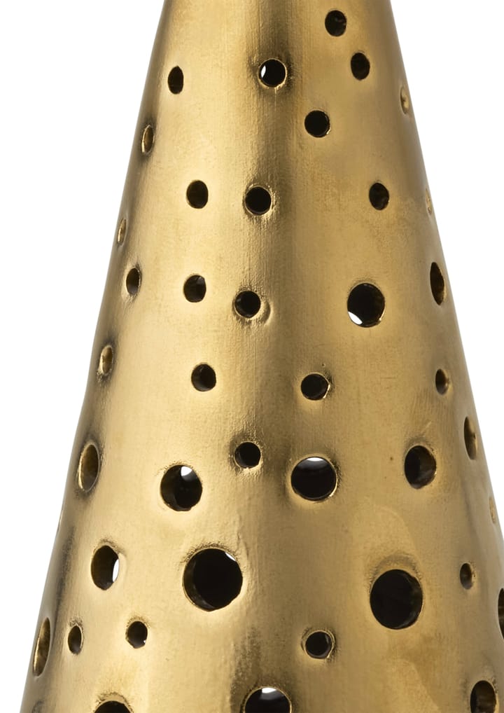 Nobili candle holder small, Gold-white Kähler