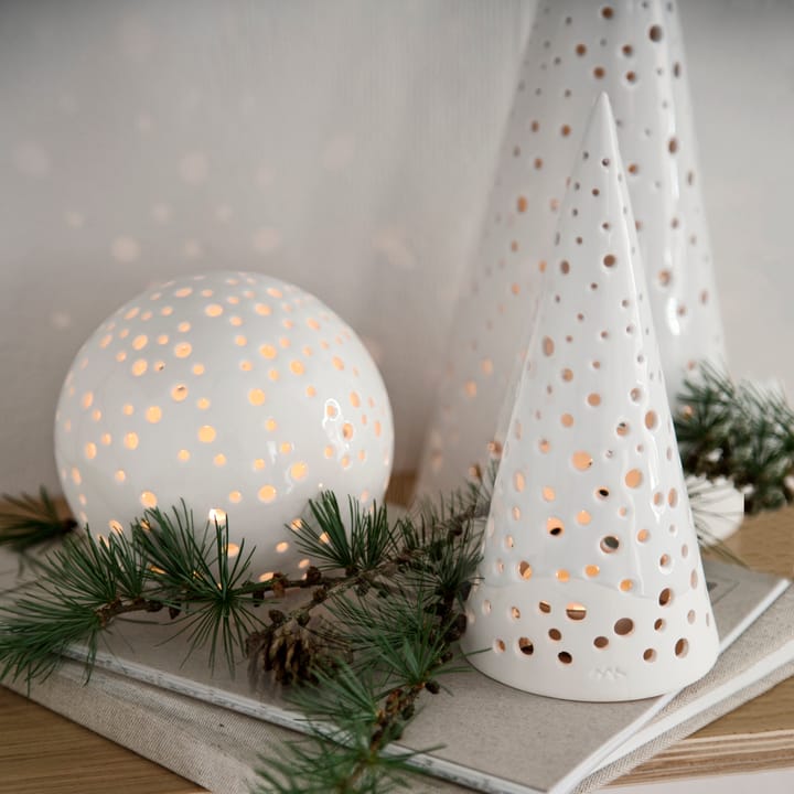 Nobili candle holder small, snow white Kähler