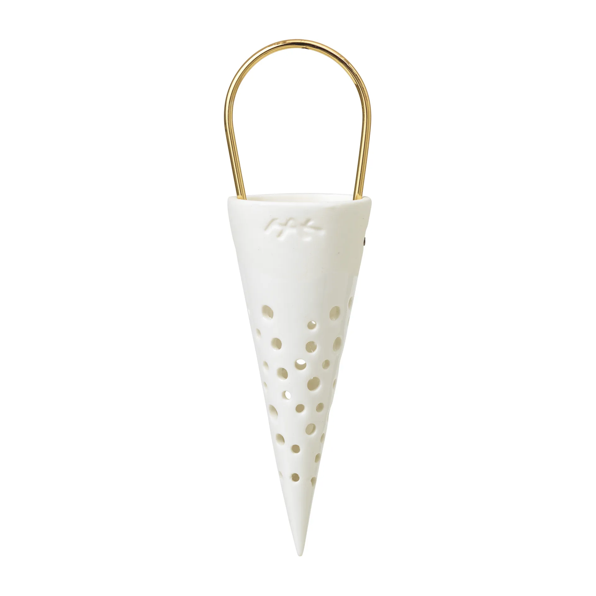 Nobili Christmas decoration 15 cm, White Kähler