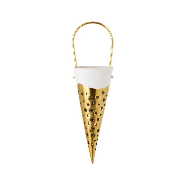 Nobili Christmas decoration 18 cm - Gold-white - Kähler