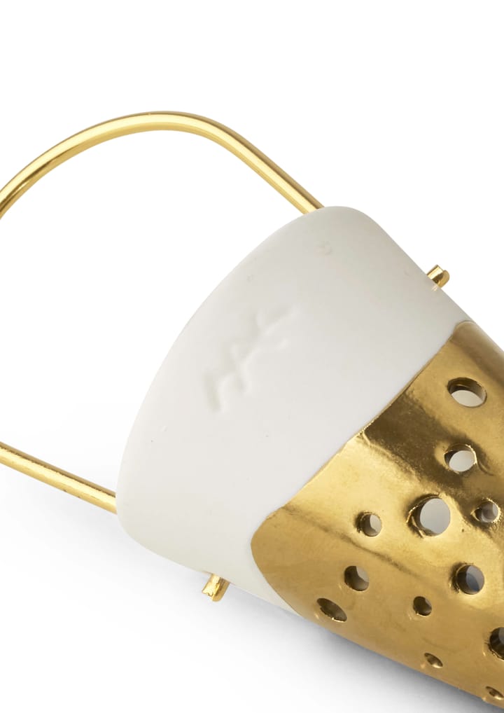 Nobili Christmas decoration 18 cm, Gold-white Kähler