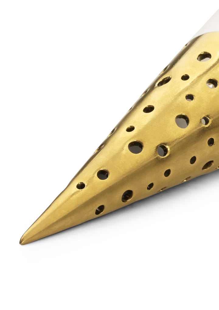 Nobili Christmas decoration 18 cm, Gold-white Kähler