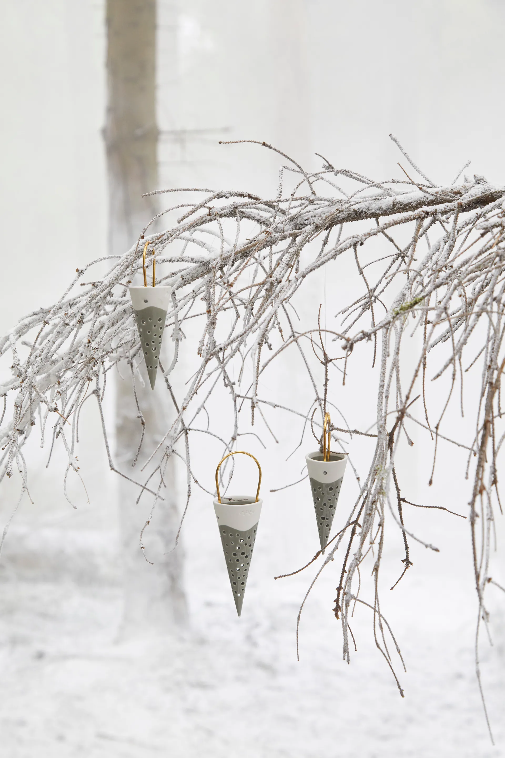 Nobili Christmas decoration 18 cm, Green Kähler