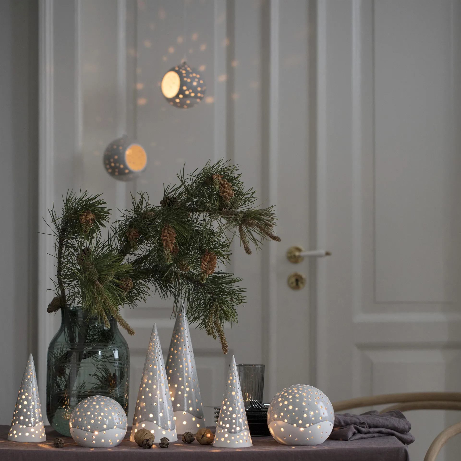 Nobili decoration, grey Kähler