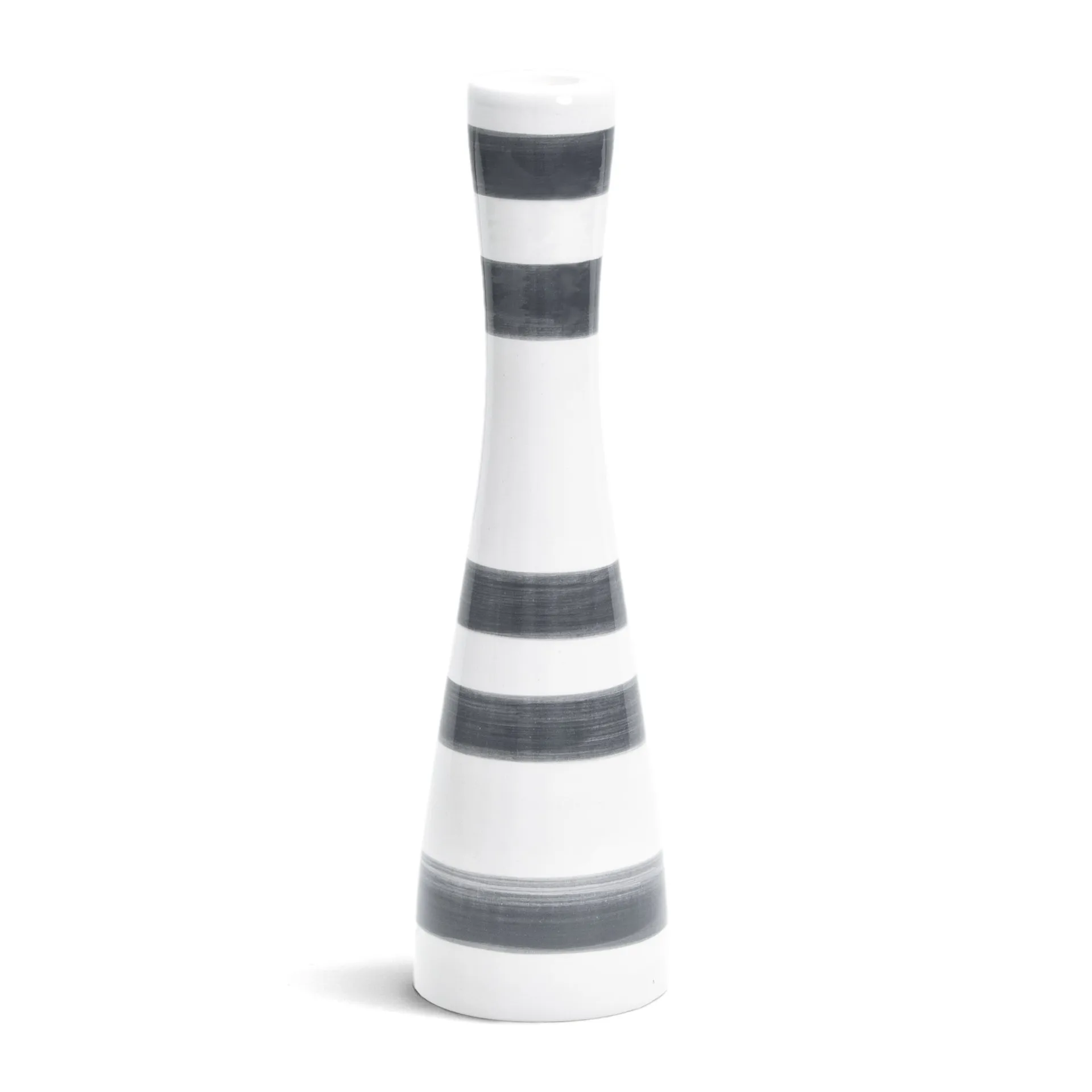 Omaggio candlestick large, granite grey Kähler