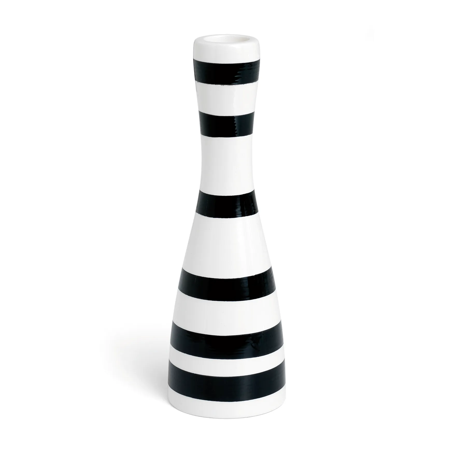 Omaggio candlestick medium, black Kähler