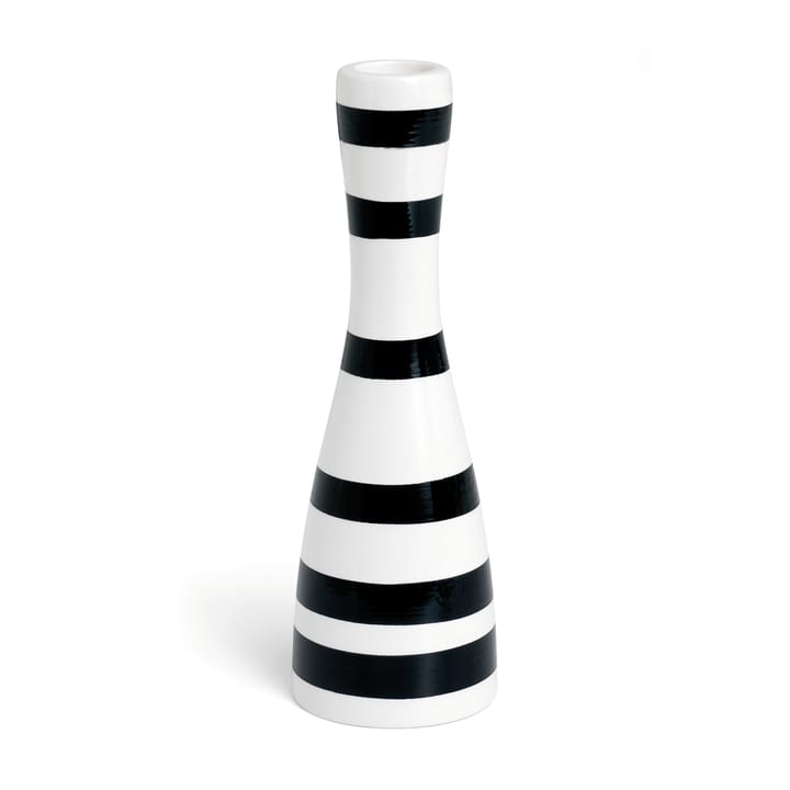 Omaggio candlestick medium - black - Kähler