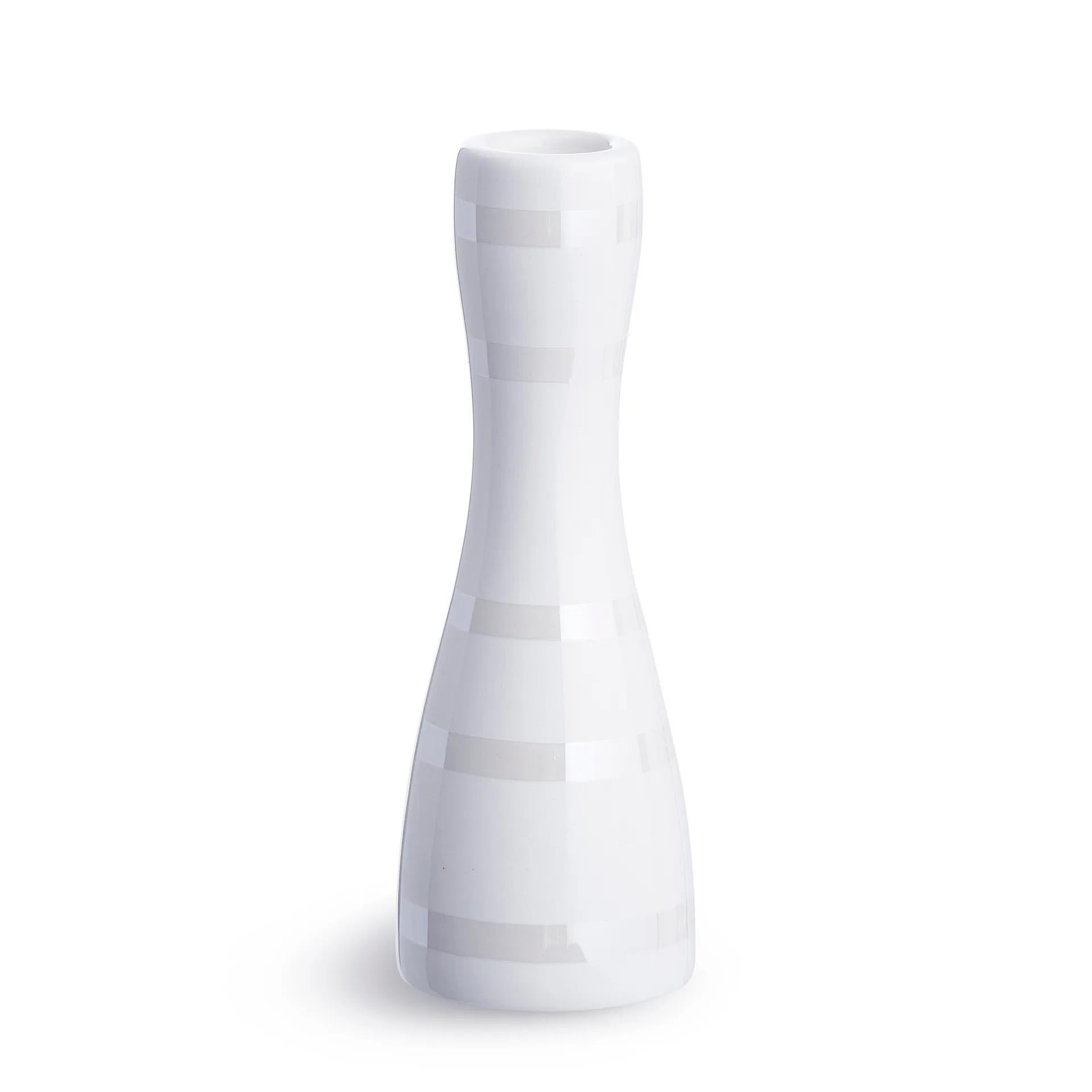 Omaggio candlestick small, pearl Kähler