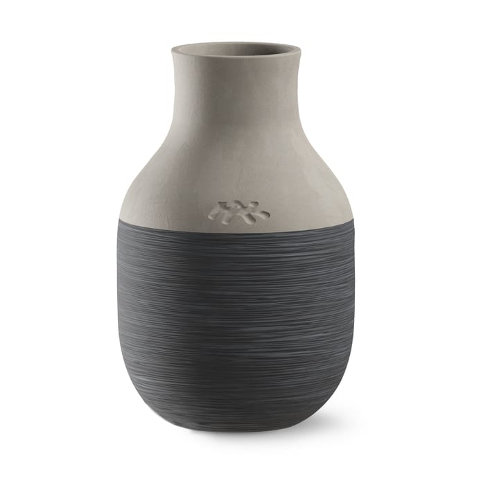Omaggio Circulare Vase H12.5 cm - Anthracite grey - Kähler