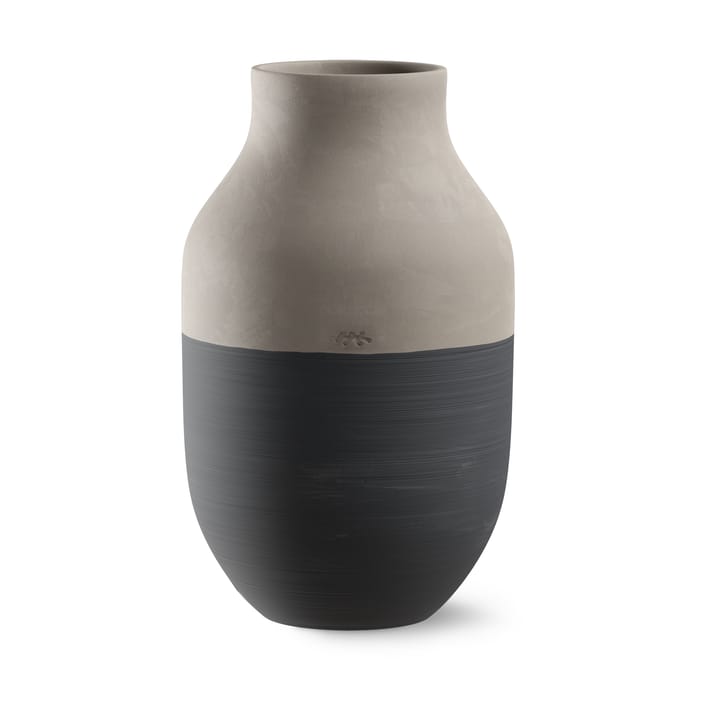 Omaggio Circulare Vase H31 cm - Anthracite grey - Kähler