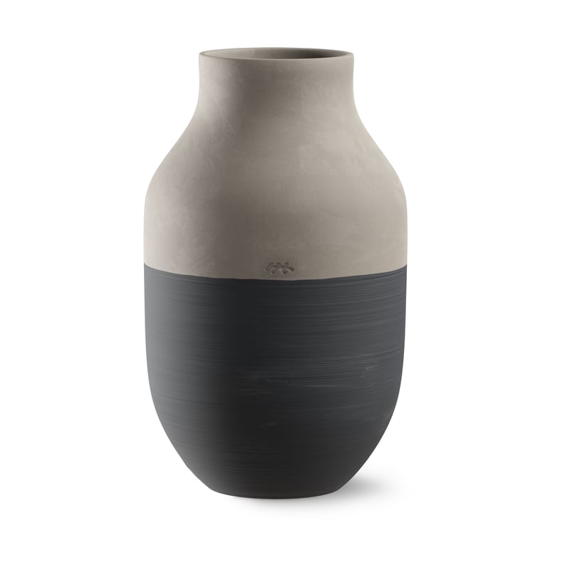 Kähler Omaggio Circulare Vase H31 cm Anthracite grey