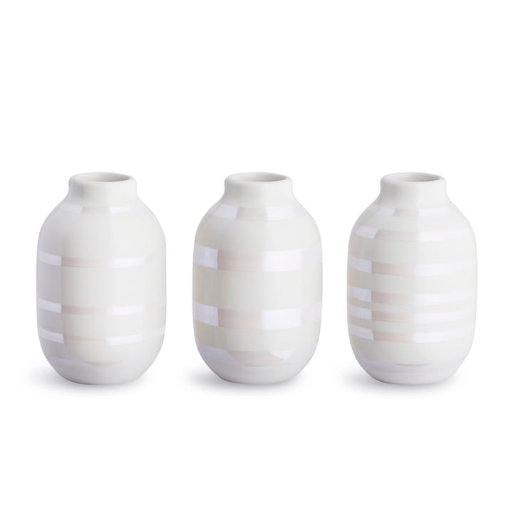 Omaggio miniature vase 3-pack - pearl-white - Kähler