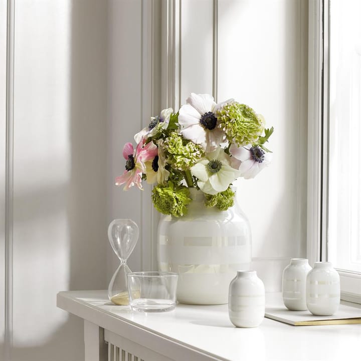 Omaggio miniature vase 3-pack, pearl-white Kähler