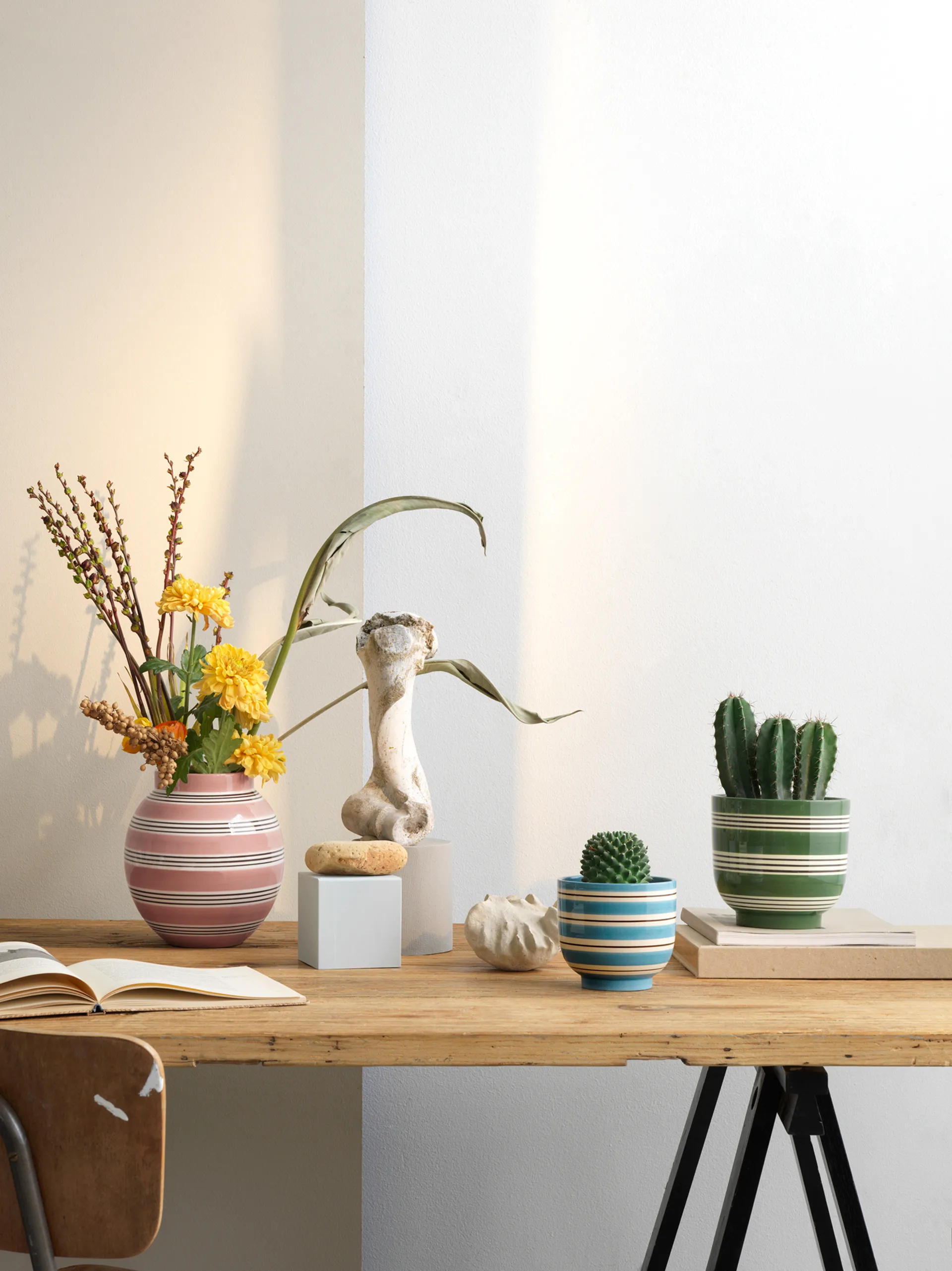 Omaggio Nuovo flowerpot Ø15 cm, Green Kähler