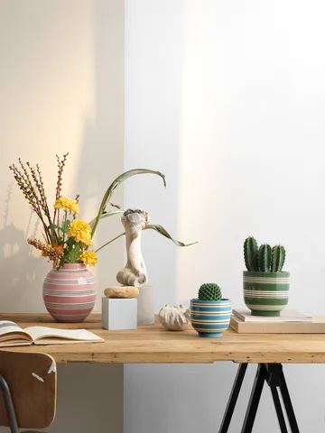 Omaggio Nuovo flowerpot Ø15 cm - Green - Kähler