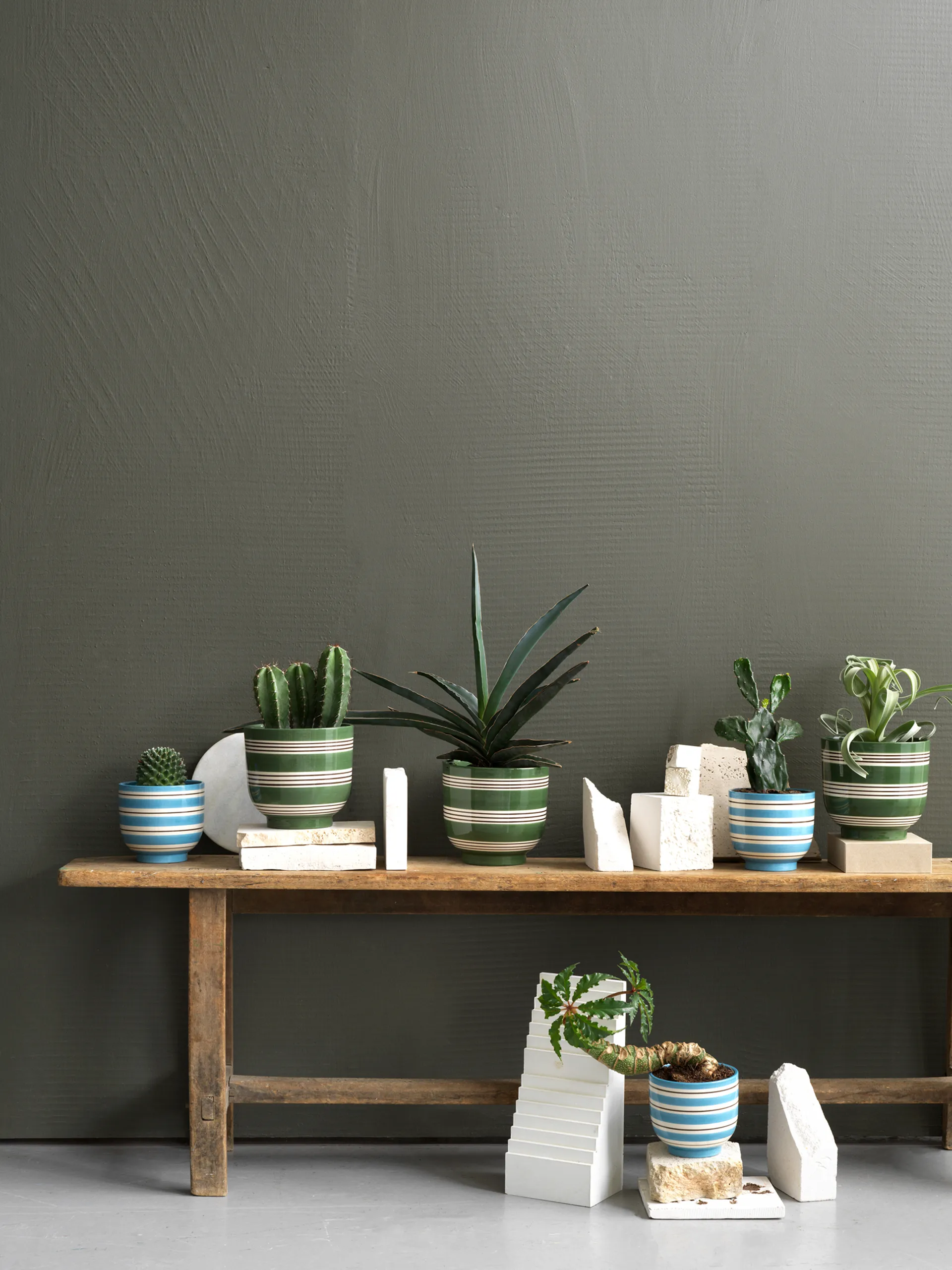 Omaggio Nuovo flowerpot Ø15 cm, Green Kähler