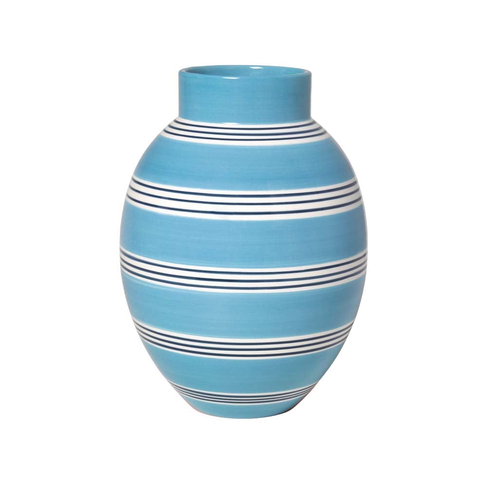 Kähler Omaggio Nuovo Vase Medium blue, h30 cm | Scandinavian Design | Vases | Blue