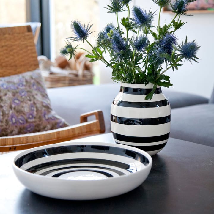 Omaggio platter, black Kähler