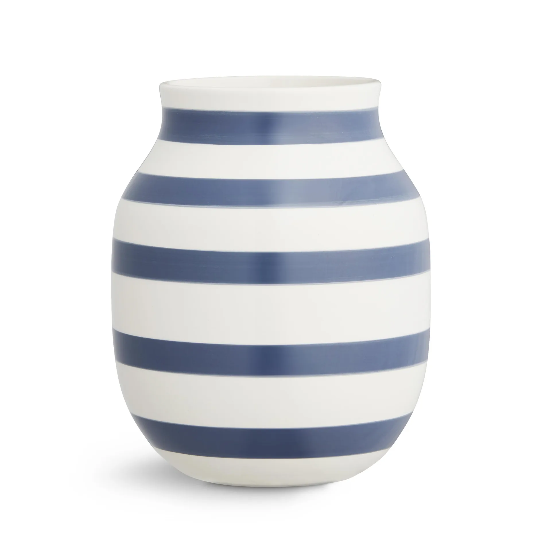Omaggio vase medium, steel blue Kähler