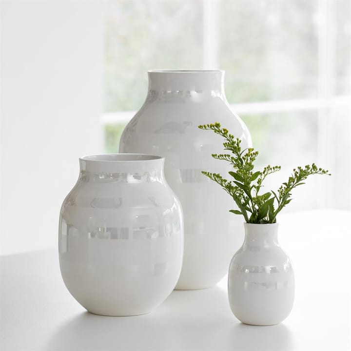 Omaggio vase pearl - medium - Kähler