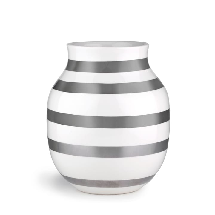 Omaggio vase silver - medium - Kähler