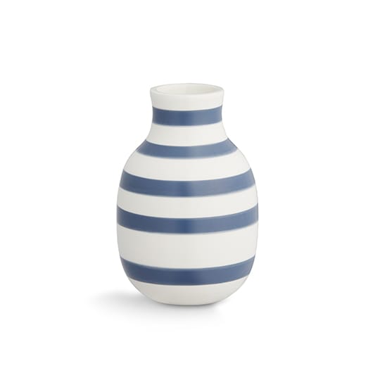 Omaggio vase small, steel blue Kähler