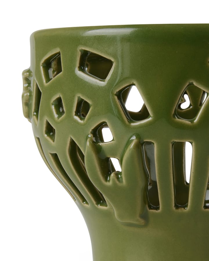 Orangery candle holder Ø9 cm - Green garden - Kähler