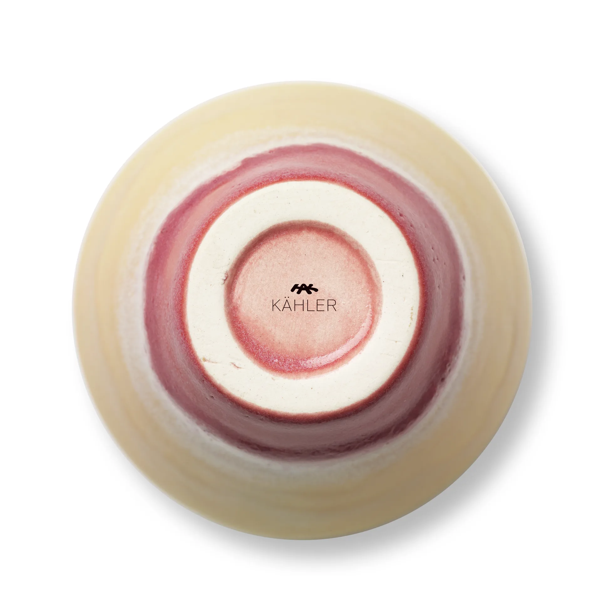 Poppery vase 12 cm, Pink-mint-yellow Kähler