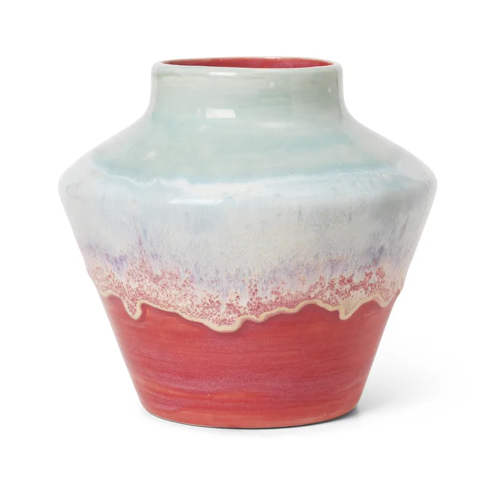 Poppery vase 20.5 cm - Mint-pink - Kähler