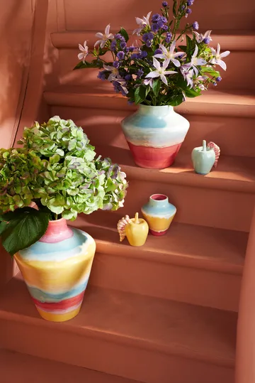 Poppery vase 20.5 cm - Mint-pink - Kähler