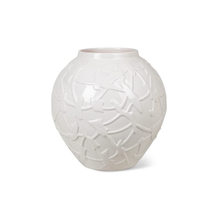 Relief vase 20 cm - white - Kähler