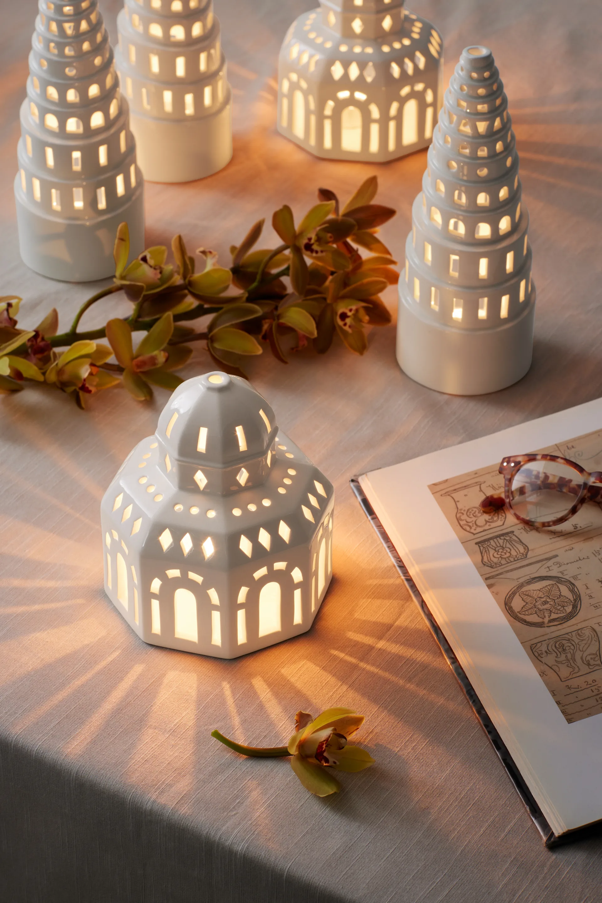 Urbania candleholder, Glass Kähler