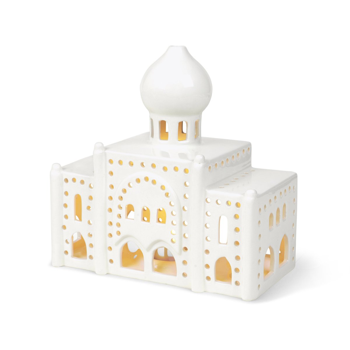 Kähler Urbania candleholder Nimb | Scandinavian Design | Tea light holders, lanterns & candle dishes | White