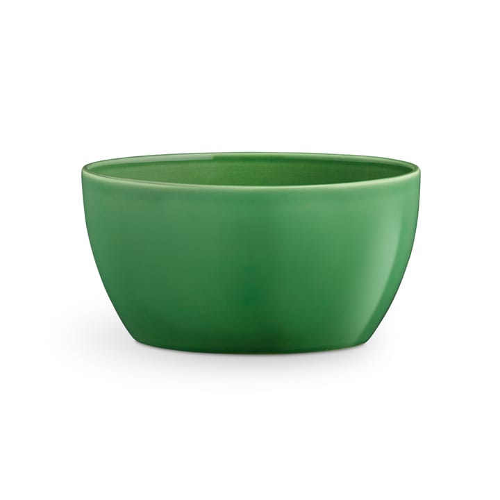 Ursula oval bowl 12x17 cm - dark green - Kähler