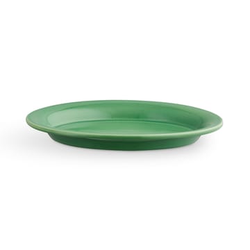 Ursula oval plate 13x18 cm - dark green - Kähler