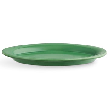 Ursula oval plate 22x33 cm - dark green - Kähler