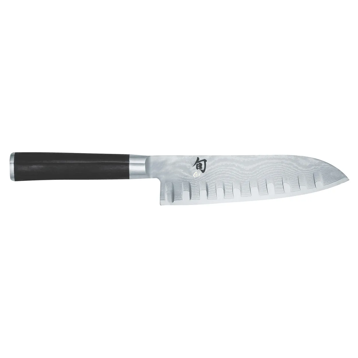 Kai Shun Classic santoku knife fluted blade 18 cm | Scandinavian Design | Santoku knives | Silver-coloured