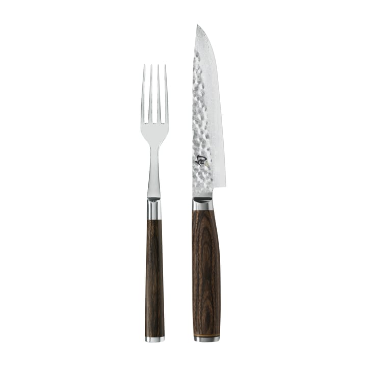 Kai Shun Premier knife & fork set - Chrome-brown - KAI