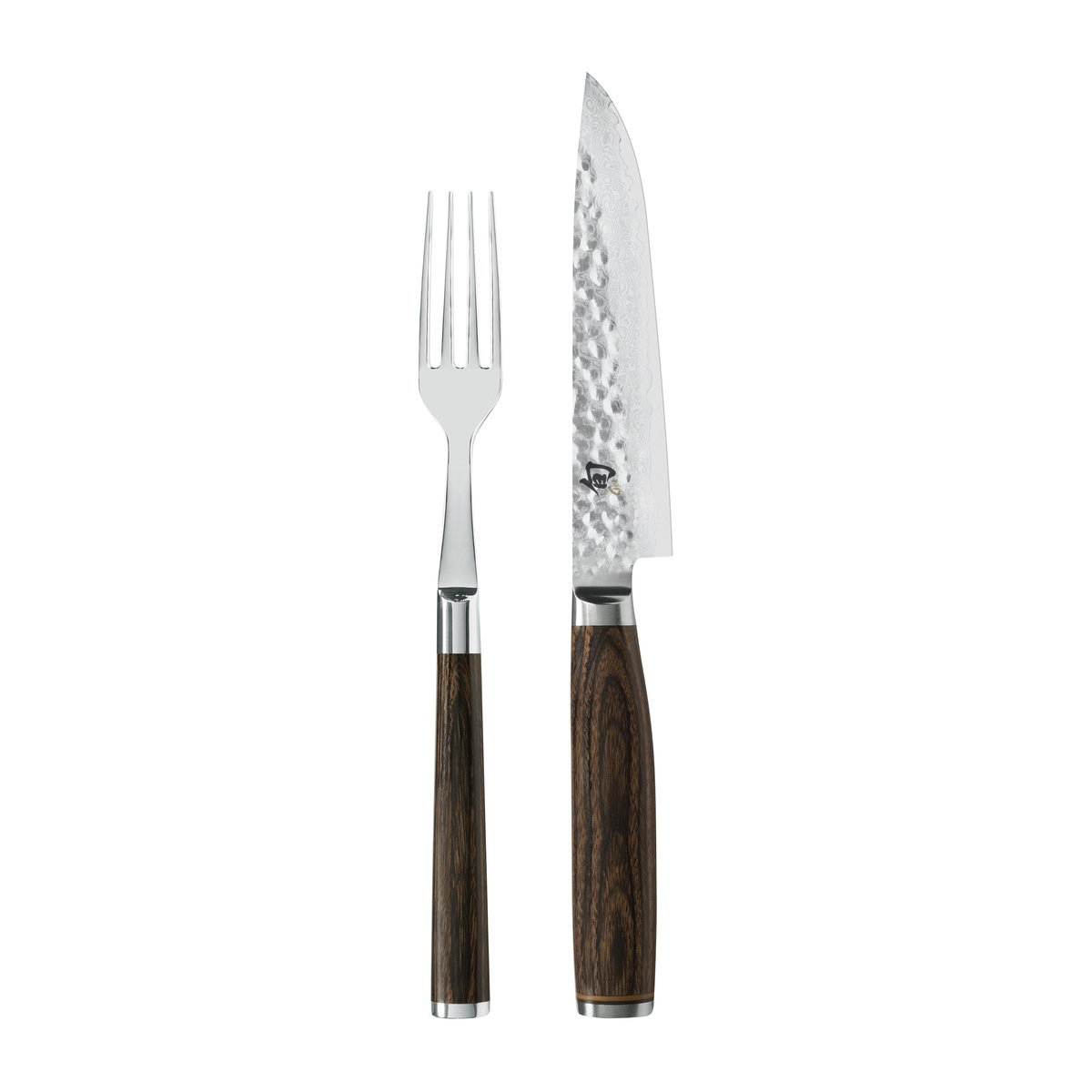 Kai Shun Premier knife & fork set Chrome-brown | Scandinavian Design | Steak knives | Brown
