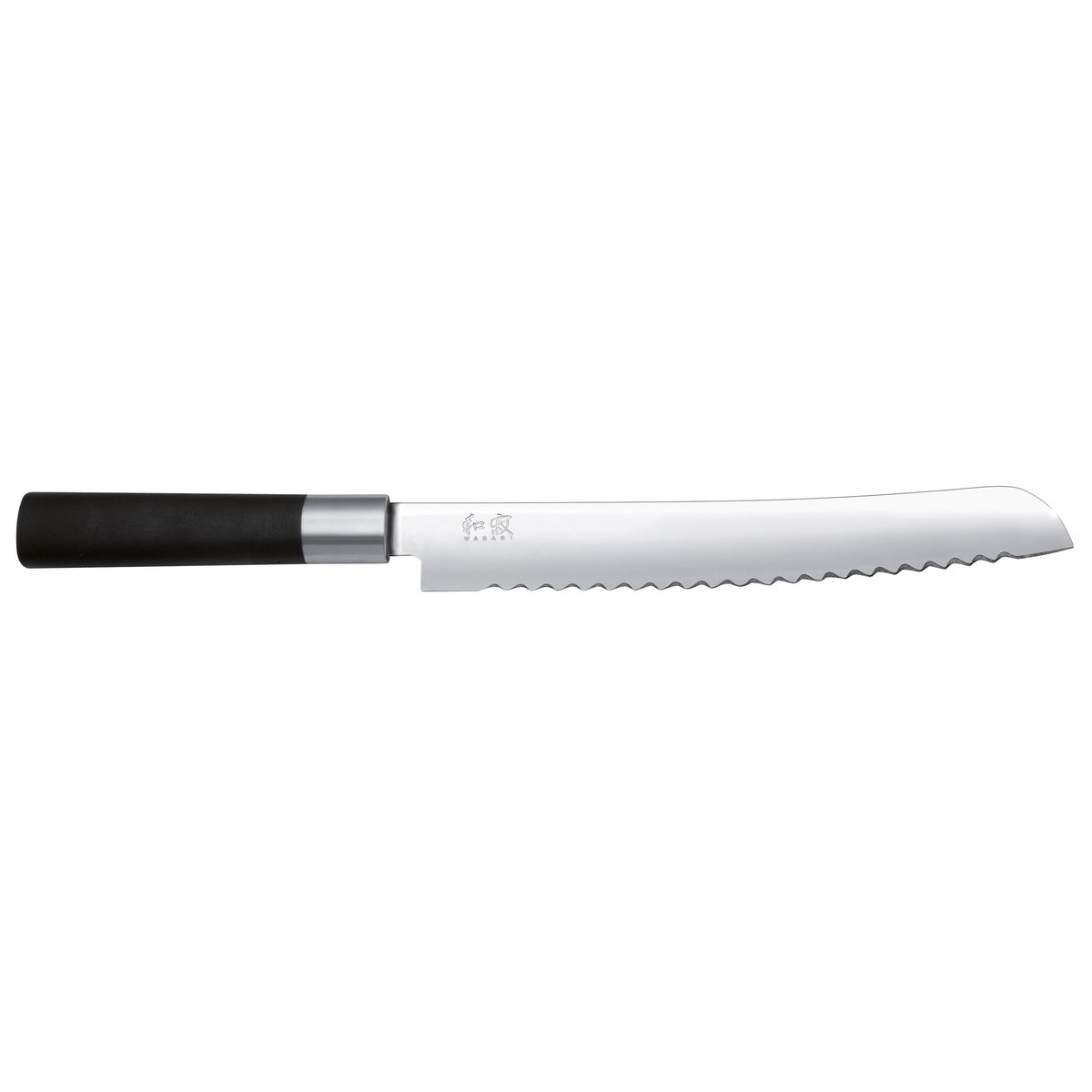 Kai Wasabi Black bread knife 23 cm | Scandinavian Design | Bread knives | Silver-coloured