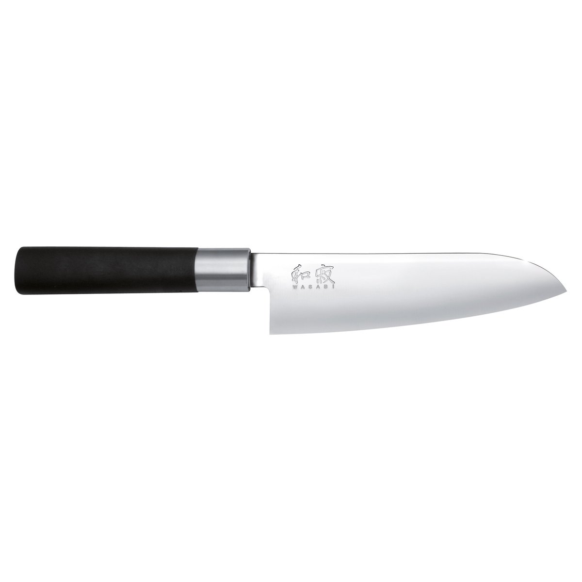 Kai Wasabi Black santoku knife 16,5 cm | Scandinavian Design | Santoku knives | Silver-coloured