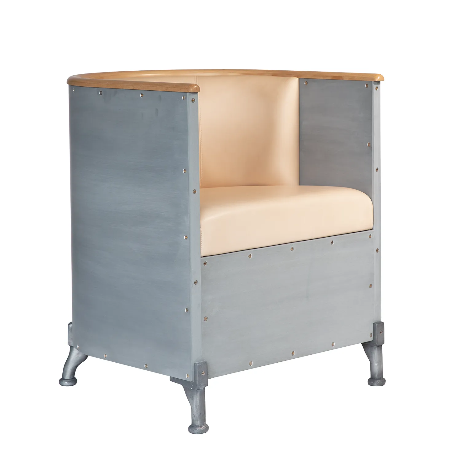 Aluminium Etch armchair, Tärnsjö natural-etch aluminium-beech Källemo