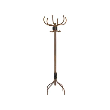 Babe coat rack - Pre-burnished steel-black leather belt - Källemo