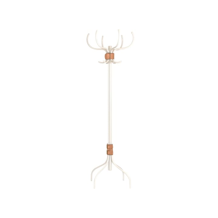 Babe coat rack - White-natural leather belt - Källemo