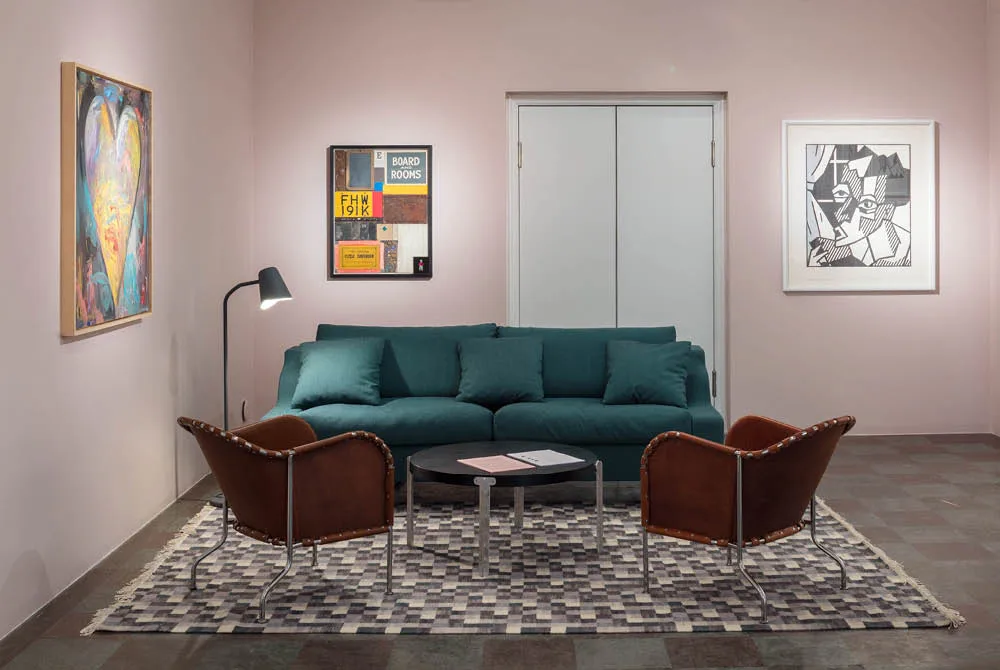 Bruno armchair, Core leather cognac-chrome Källemo