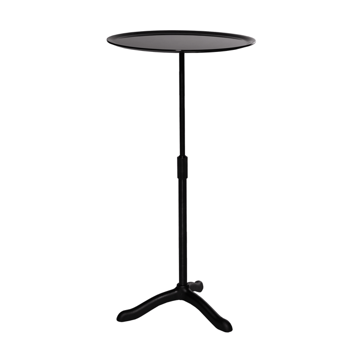 Cassis coffee table Ø37 cm - Black anodized aluminum-black - Källemo