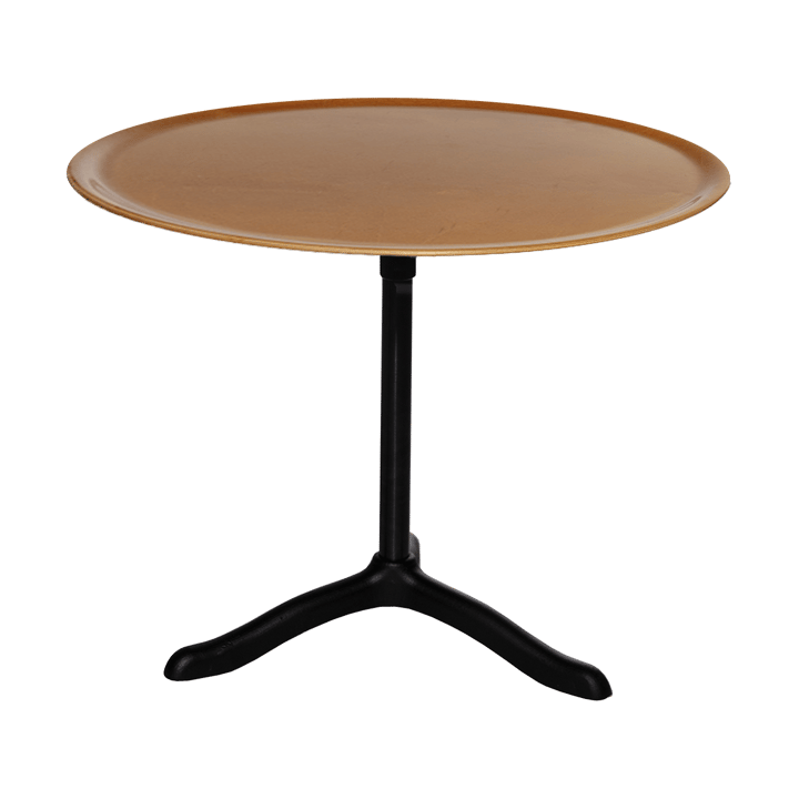 Cassis coffee table Ø47 cm - Black anodized aluminum-birch - Källemo